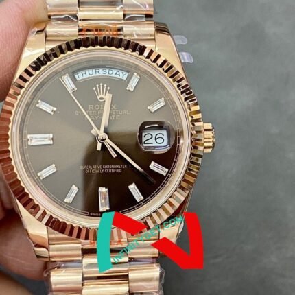 Rolex 18K rose gold plated day date 40mm 3235