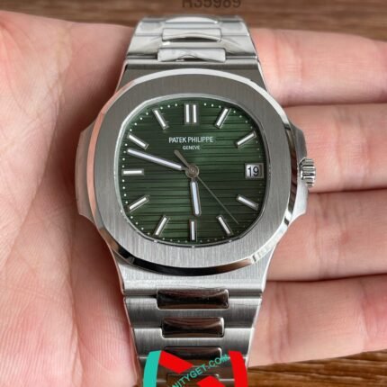Patek Philippe 5711 Plated White Gold Green