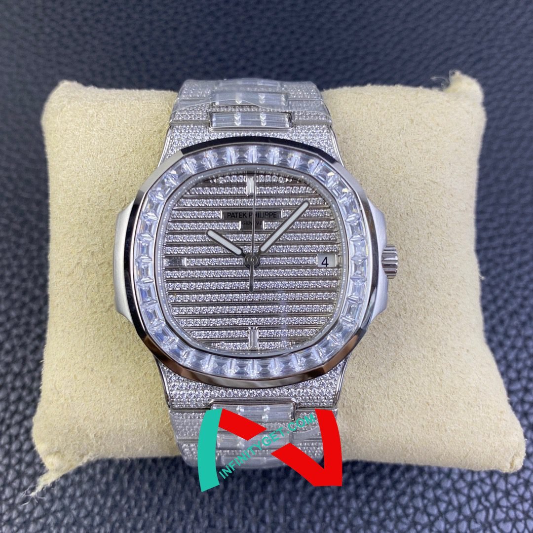 Patek Philippe 5711 moissanite