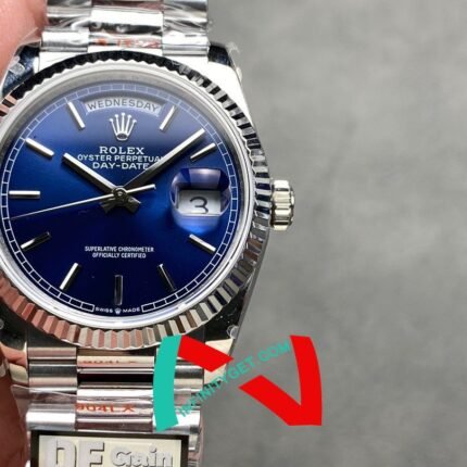 Rolex day date 36mm counterweight version158g