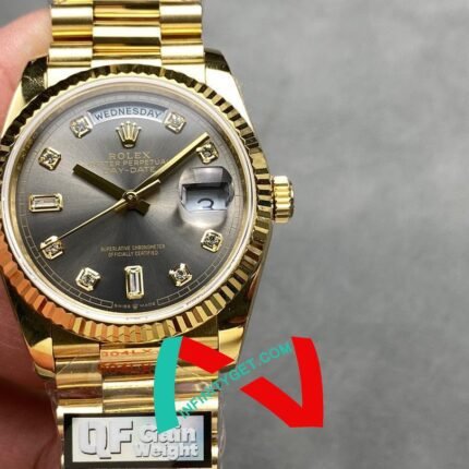 Rolex day date 36mm counterweight version158g